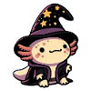 Axolotl Wizard - Fantasy Pet