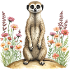 Cute meerkat