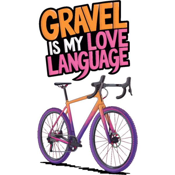 Koszulka "Gravel is my love language"