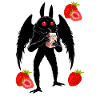 Mothman Strawberry Milkshake