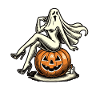 Seductive Ghost Funny Halloween Design