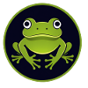 Quirliger Frosch