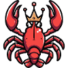 Lobster Crab Comic Crown