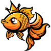 Goldfish Comic Crown