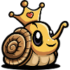 Schnecke Comic Krone