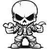 Zombie Skeleton Skull Halloween