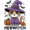 Meowitch Halloween Cat