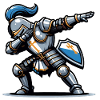 Dabbender Ritter, Mittelalter Kostüm