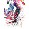 Snowboard sport art #snowboard