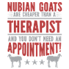 Nubian Goats: Cheaper Than Therapy