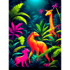 Fluorescent Jungle Dance Party