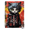 Street Art Graffiti Fashion Cat