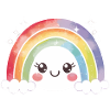 Kawaii Mignon Arc-en-ciel