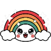 Kawaii Cute Rainbow