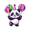 Panda Anniversaire Bébé
