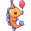 Hippocampe Anniversaire Bébé