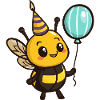 Bee Birthday Baby