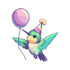 colibri oiseau anniversaire bébé