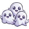 Ghosts Halloween Cute Comic
