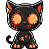 Cat Halloween Funny Comic