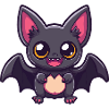 Bat Halloween Funny Comic