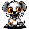 Chien Halloween Zombie Bande dessinée