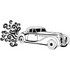 Schwarzer Oldtimer
