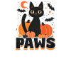 Halloween Cat Paws And Claws