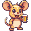 Mouse Beer Pixel
