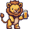 Lion bière pixel