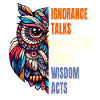 Abstrait hibou philosophie sagesse connaissance dire