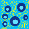 blue circles