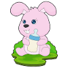 Bunny Baby Bottle Milk