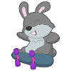 Bunny Skater Skateboard