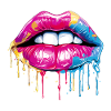Graffity Lippen Motiv