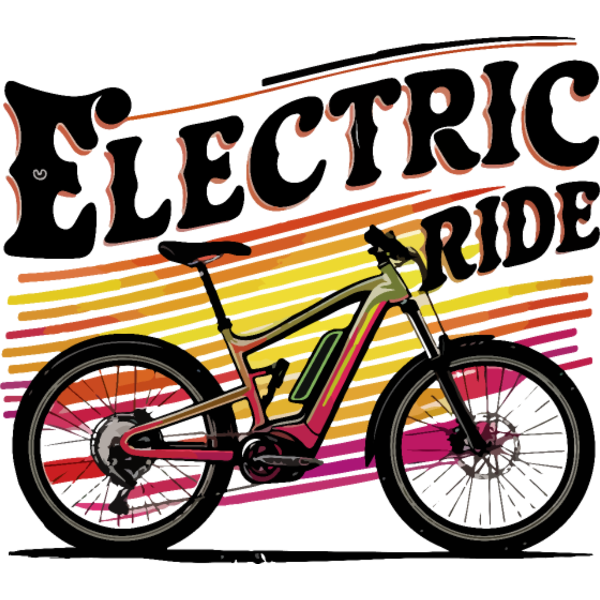 Koszulka "Electric Bike Ride - dla fanów elektryków Full MTB"