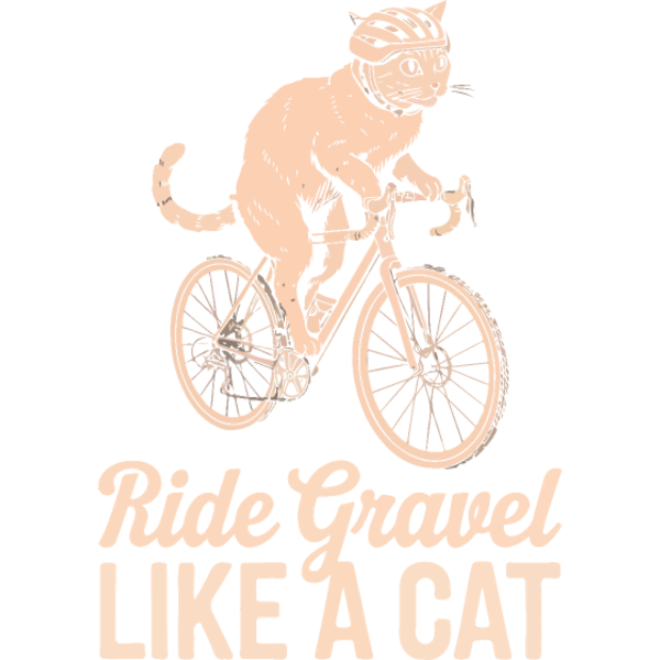 Koszulka "Ride Gravel Like a Cat"