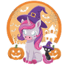 Zauberhaftes Halloween-Einhorn