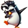 Dabbing Penguin Sunglasses Summer Cool