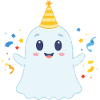cute party ghost
