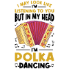 Witziger Polka Spruch