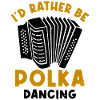Witziger Polka Spruch