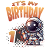 Graffiti astronaute 1er anniversaire