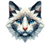 Polygon Cat, Digital Art