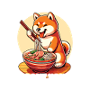 Funny Pho Shiba Inu