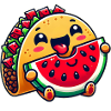 Taco Mexico Watermelon Mexican Food