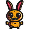 Lapin Halloween Bande Dessinée Zombie