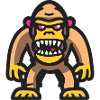 Gorilla Halloween Comic Zombie