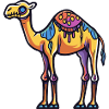 Camel Halloween Comic Zombie