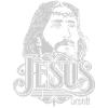 Jesus Kopf hellgrau